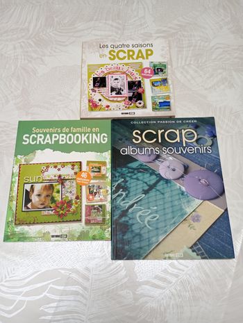 Lot livres Scrapbooking