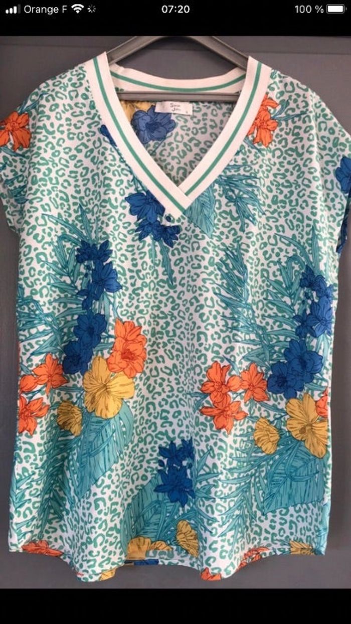 Blouse colorée
