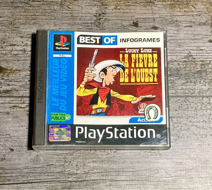 Lucky Luke la fièvre de l’ouest beu PS1 Complet Sony - photo numéro 1
