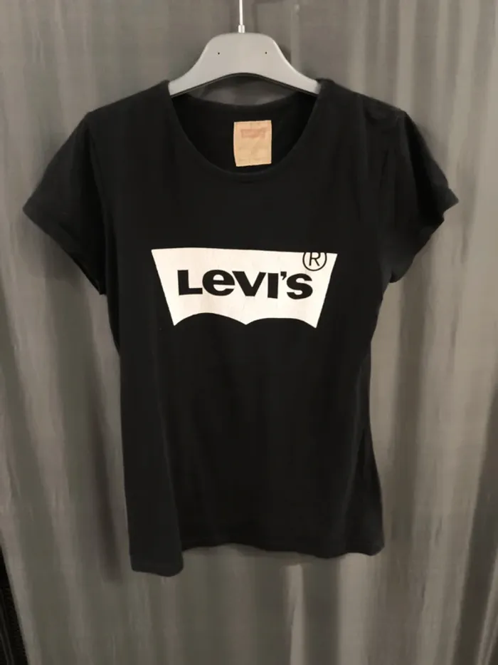 275544 tee shirt MC noir fille 16 ans levi's