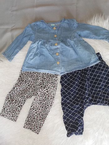 Lot blouse + 2 pantalons