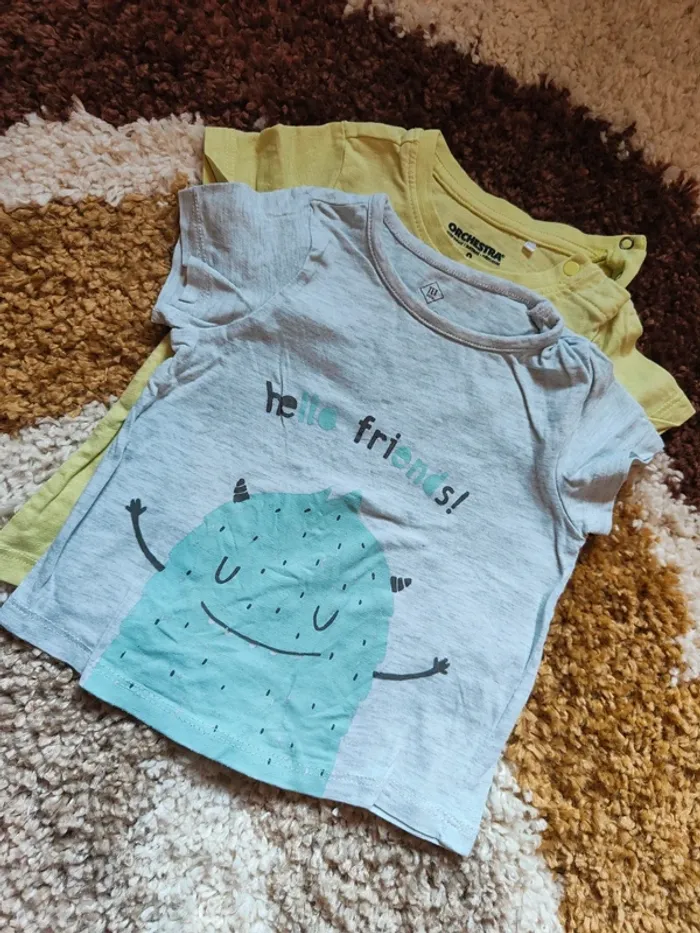 Lot 8 t-shirts manches courtes et chemise - photo numéro 7