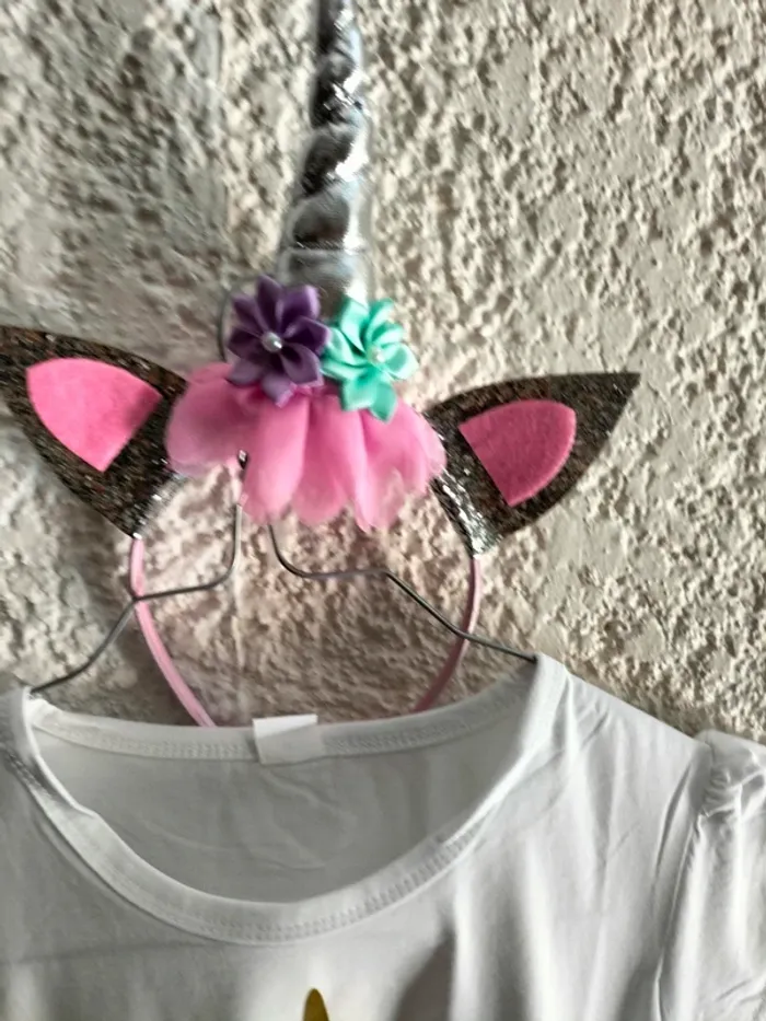 Déguisement t-shirt avec tutu licorne T 10 ans neuf. - photo numéro 11