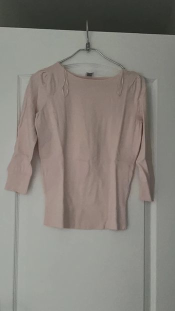Pull camaïeu rose