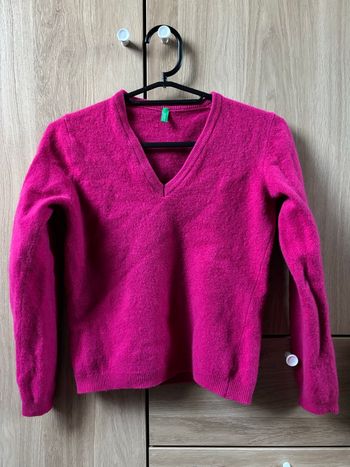 Pull femme fuchsia 