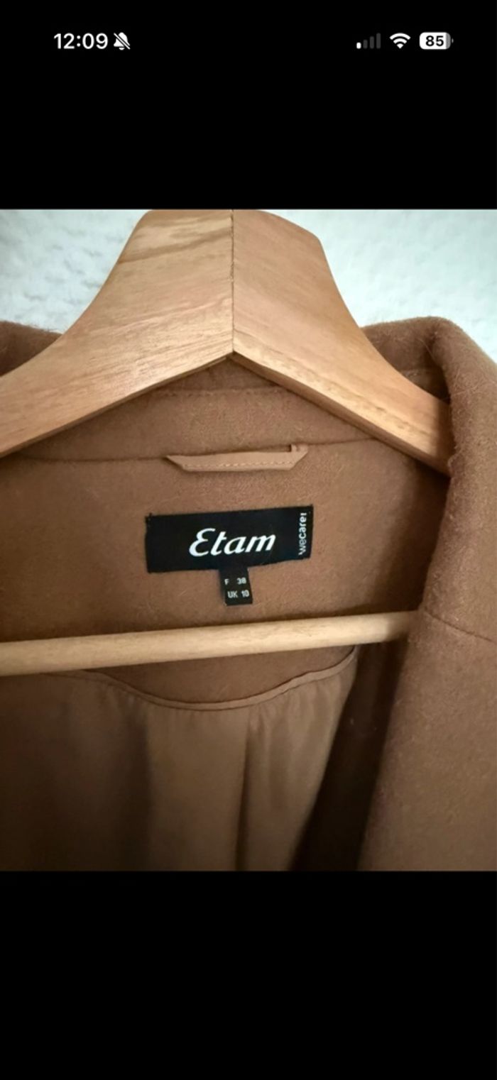 Manteau long couleur camel - photo numéro 3