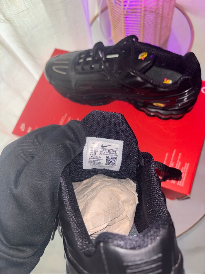 Nike Air Max Plus 3 Leather Black – Neuf avec boîte - photo numéro 7