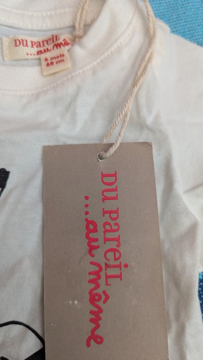 Tee-shirt DPAM 6 mois - photo numéro 2