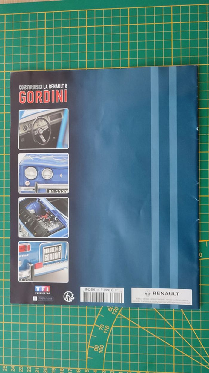 Fascicule seul sans pièce n°63 Renault R8 Gordini 1/8 1/8ème Eaglemoss collections #A67 - photo numéro 2
