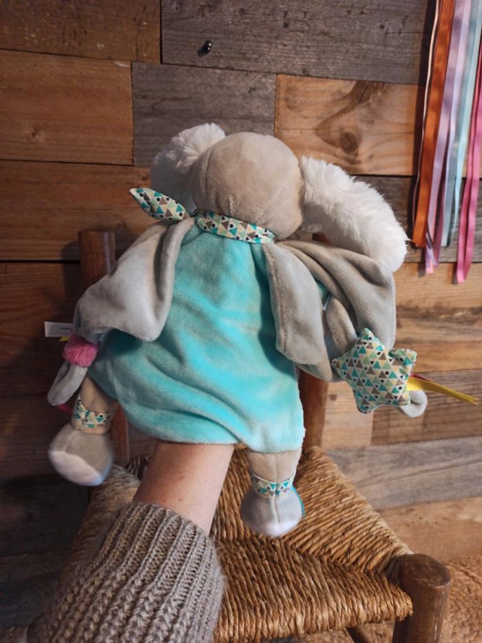 Doudou marionnette chien toopi doudou et compagnie tbe - photo numéro 5