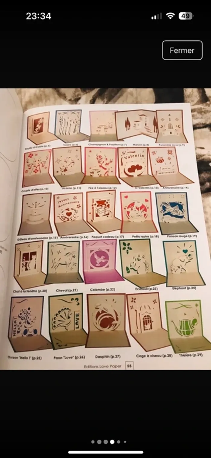 Lot livres kirigami - photo numéro 4