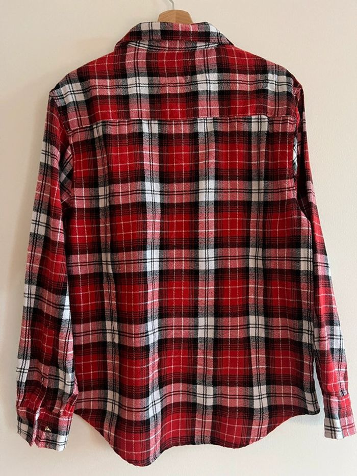 Chemise Fieldn Forest ( vintage dressing ) coton / flanelle taille M couleur rouge et grise. - photo numéro 4