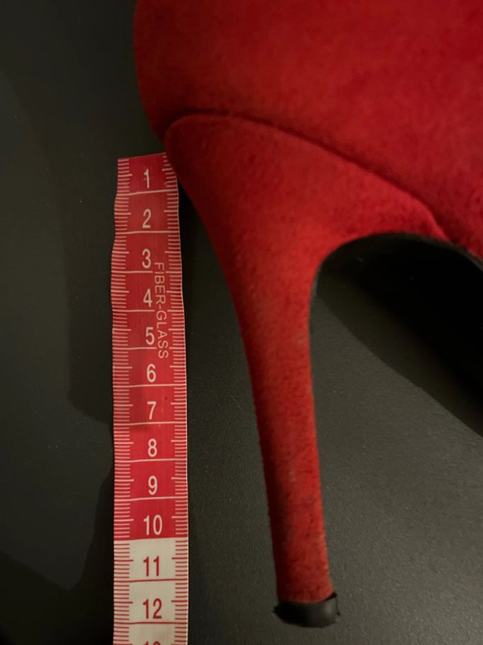 Magnifique bottines Primadonna rouge diabolique à lacets et fermeture éclair pointure 38 - photo numéro 10