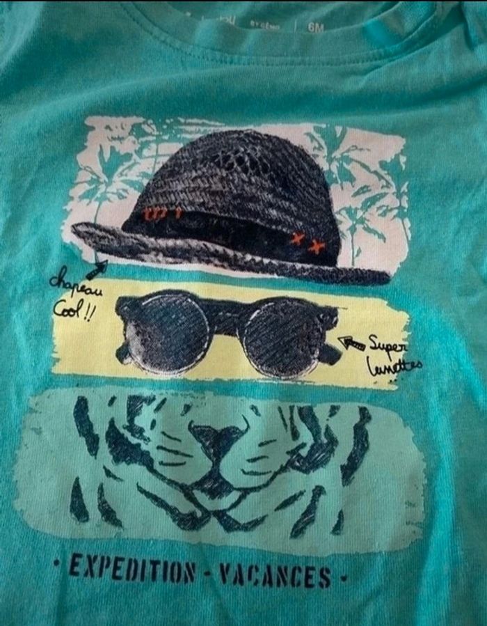 Lot de 7 tee shirt 6 mois - photo numéro 3