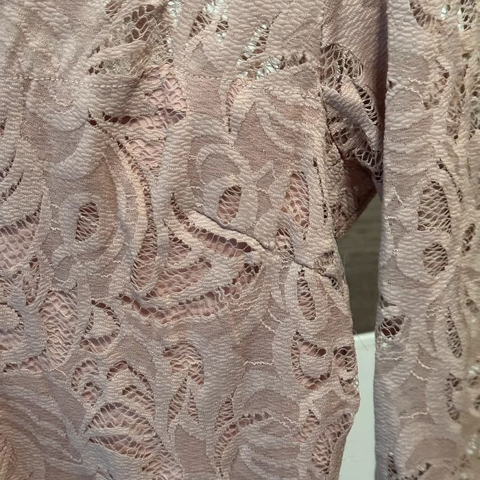 Kleid Spitze Rose Rosa Cocktailkleid - photo numéro 3