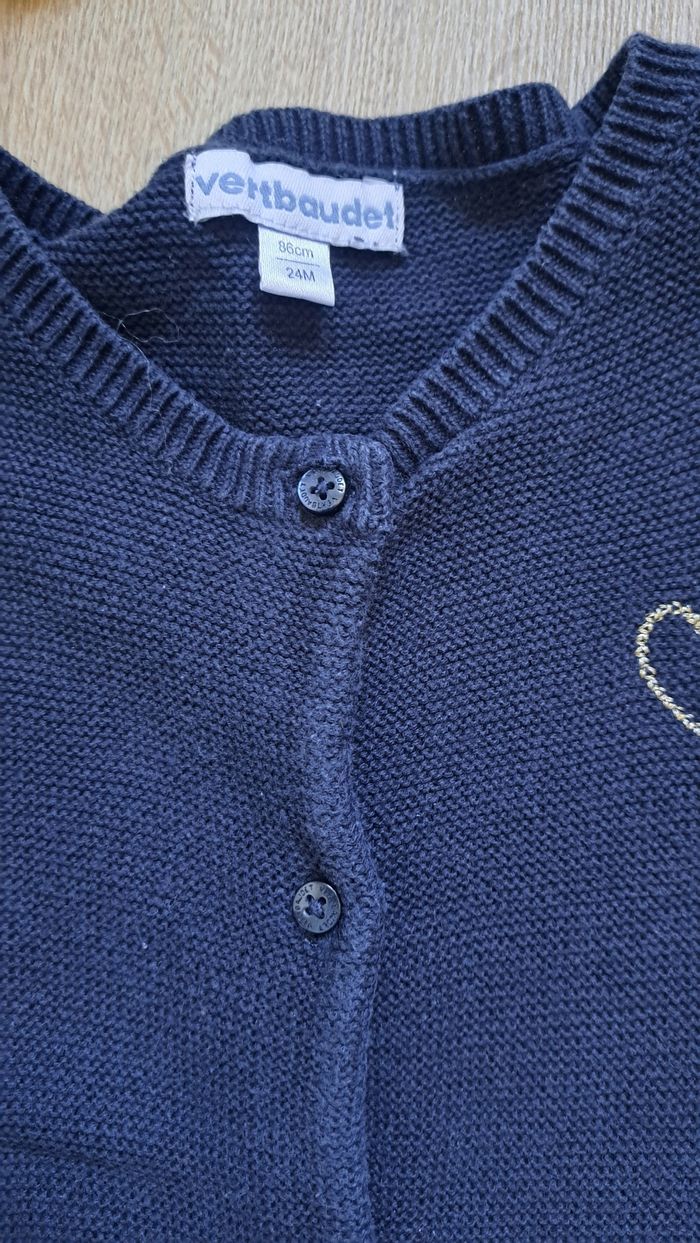 gilet vertbaudet 24mois👧 - photo numéro 2