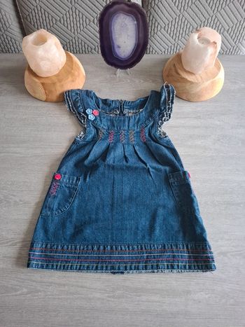 belle Robe en jean bleue 2 ans 👗