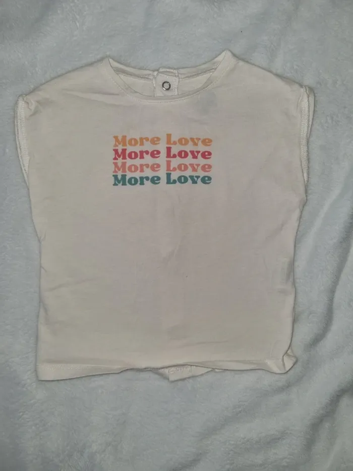 Tee-shirt manches courtes taille 12 mois