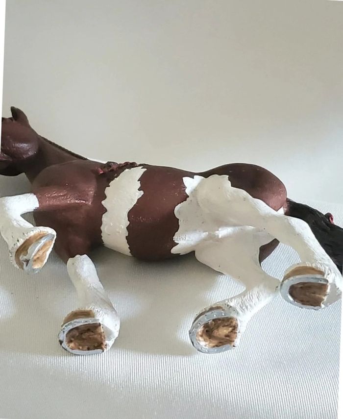 Figurine Schleich - Jument Clydesdale 13809 - photo numéro 10