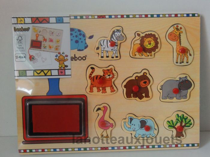 PUZZLE TAMPON ENCREURS beeboo 60406481