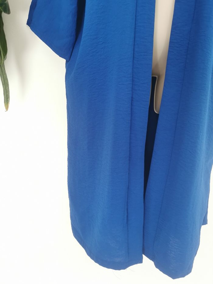 Kimono long, tunique bleue roi Émilie Fashion Paris Taille Unique - photo numéro 4