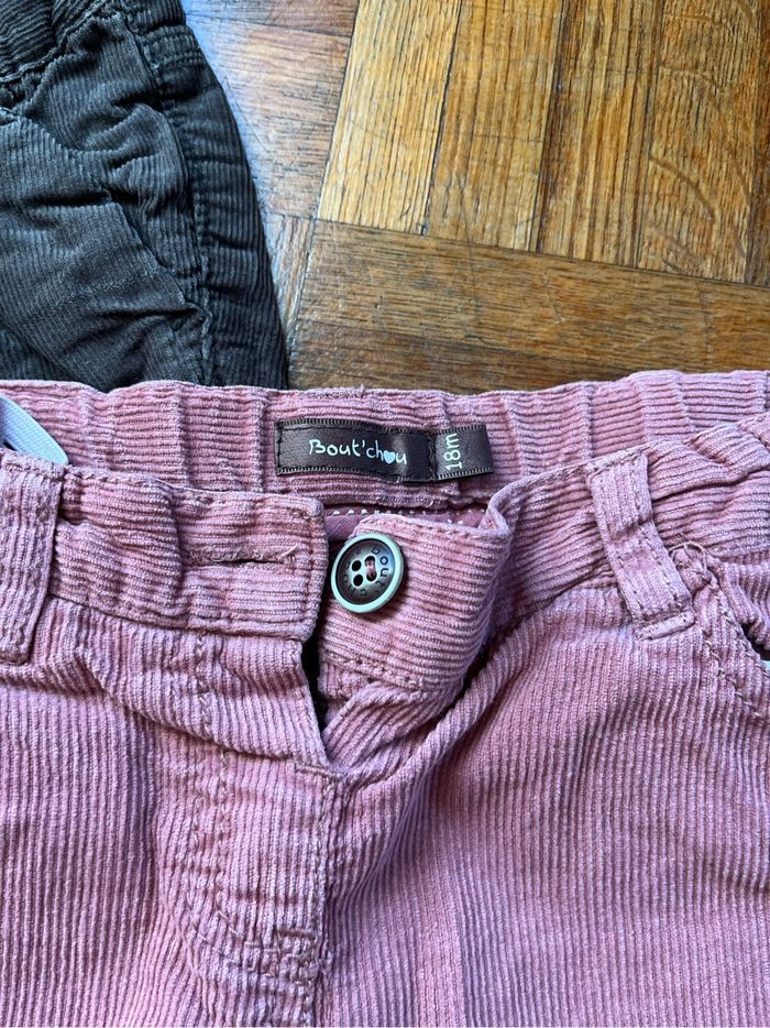 Lot pantalon rose et gris - photo numéro 2