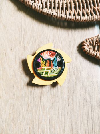 🌟 Power rangers Ninja steel - Etoile ishiban/badge en mousse jaune puissance de feu 