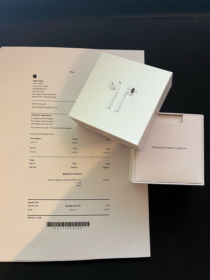 AirPods 2 eme génération