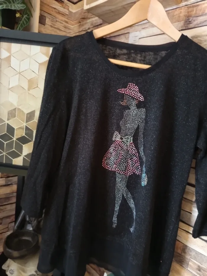 Pull paillettes femme - photo numéro 5