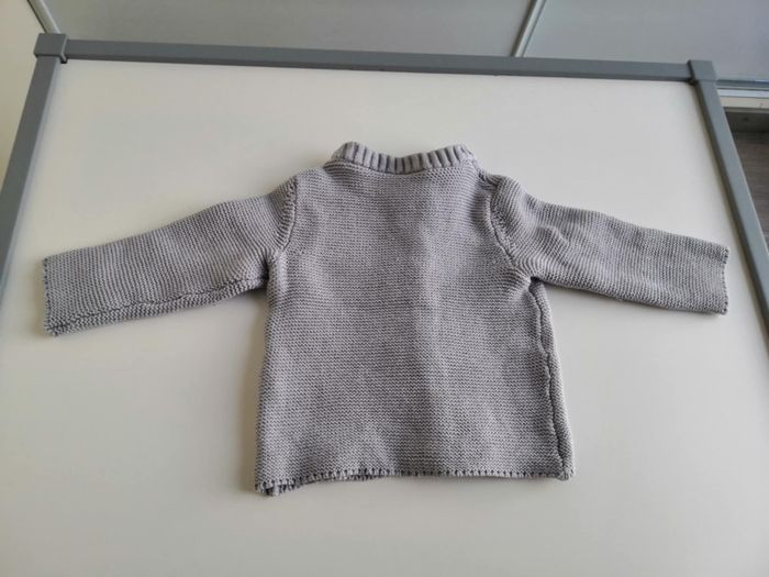Gilet (Gris clair) 3 mois Le Phare de la Baleine - photo numéro 2
