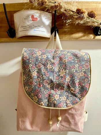 Sac à dos enfant fait main