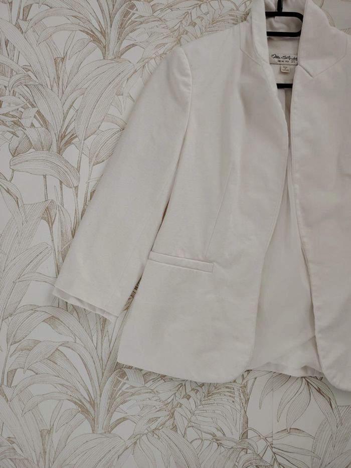 veste blanche taille 34 - photo numéro 2