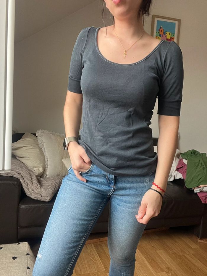 Tee shirt anthracite - Vanessa Bruno - 38