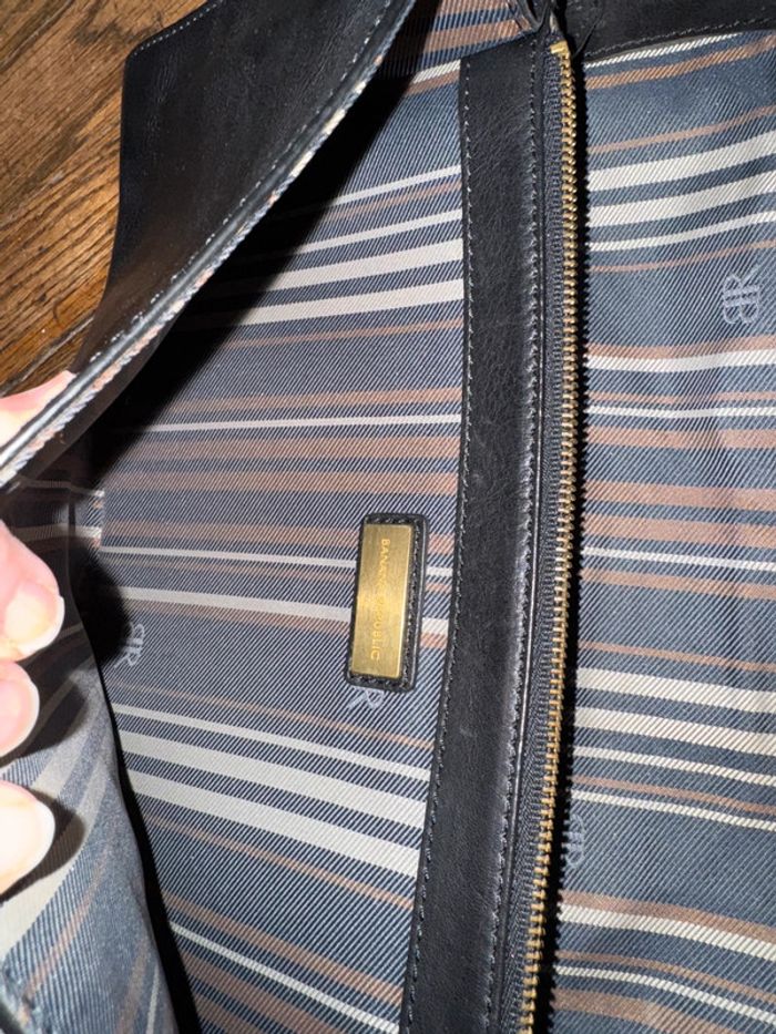 Grande pochette en cuir banana republic - photo numéro 6