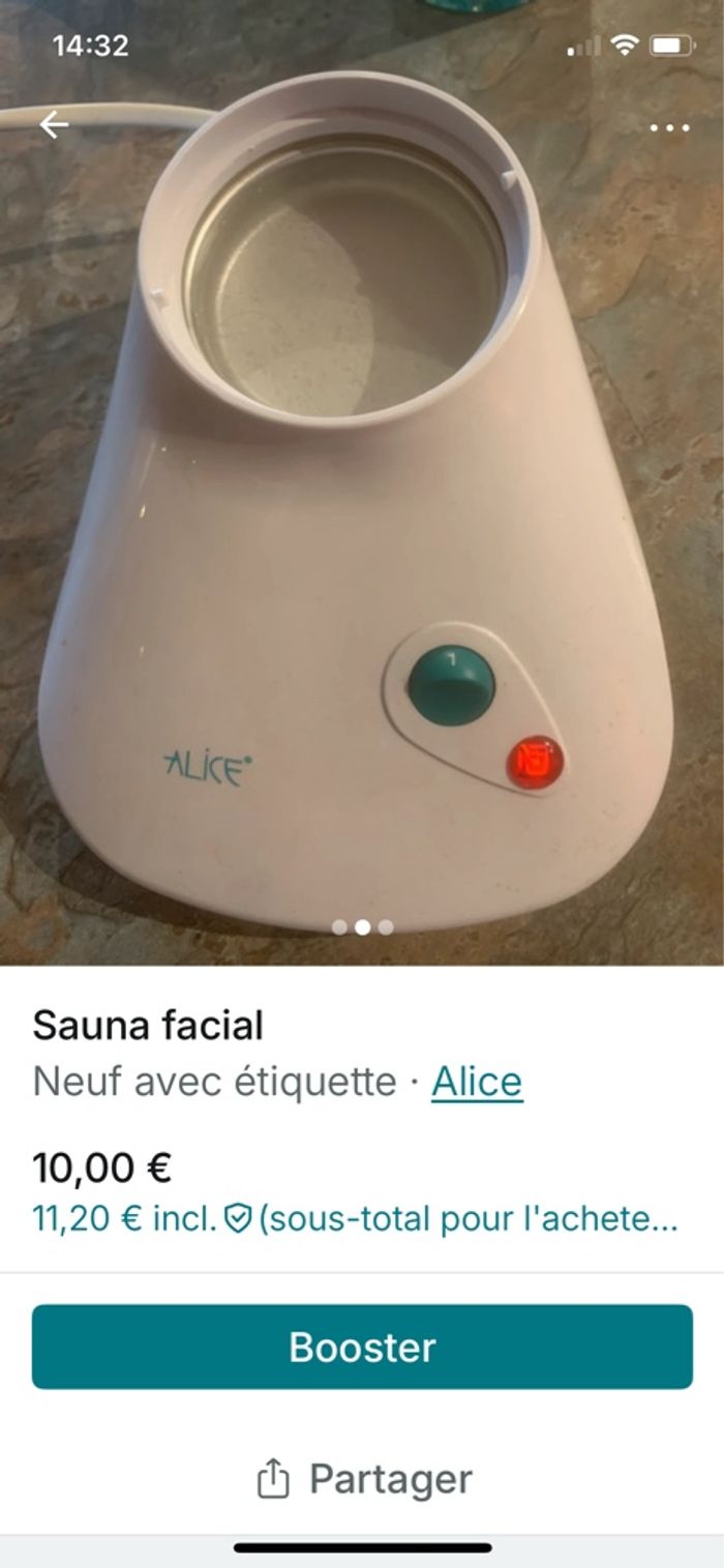Sauna facial