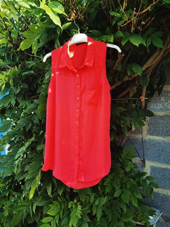 A1004 - chemisier sans manche rose 34