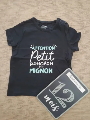 Tee shirt 12 mois / 73-76 cm