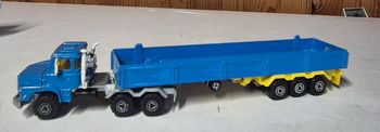 Majorette Semi‑remorque – made in France camion plateau – vintage