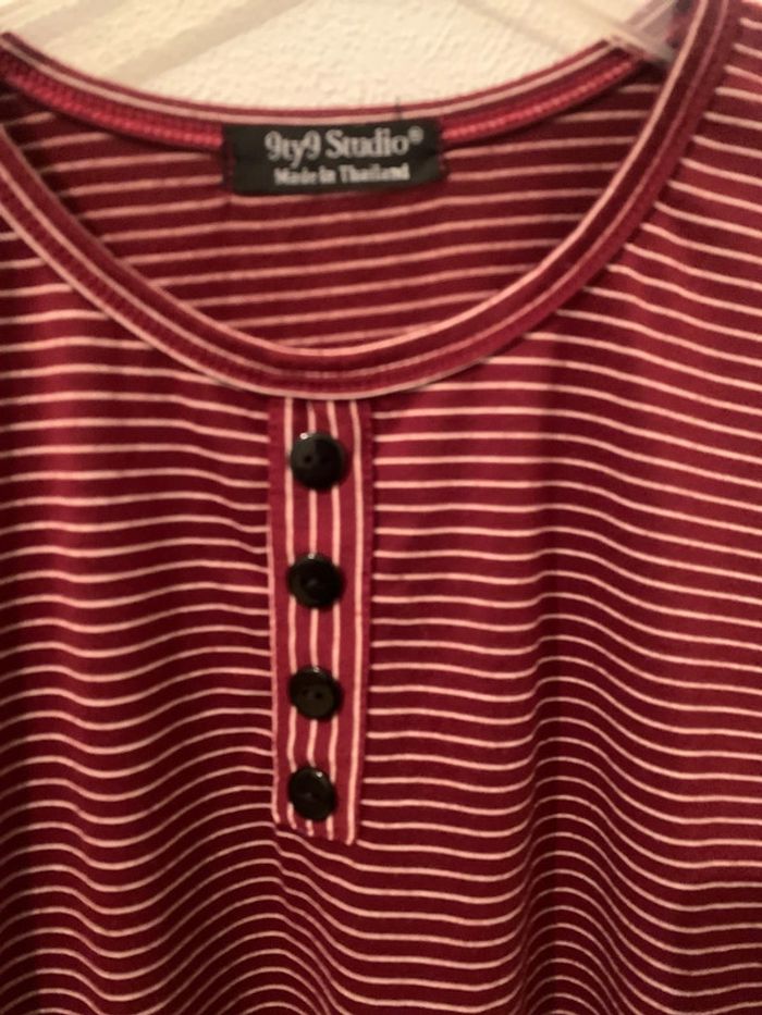 t shirt avec rayures - photo numéro 6
