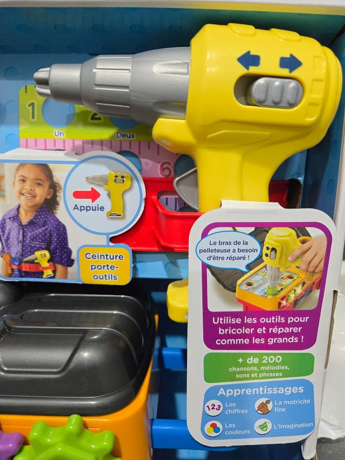 Vtech neuf boite à outils interactive pour apprendre en jouant - photo numéro 4