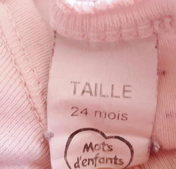 Body fille 24-36 mois / Mots d'enfants - photo numéro 2