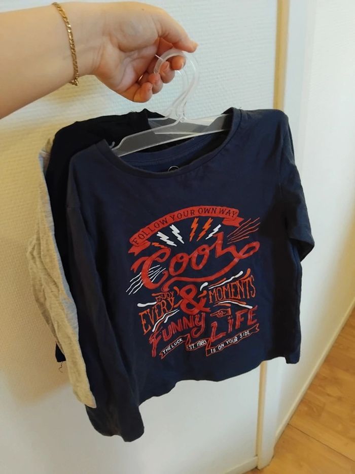 Lots techerts manches longues garçon 5ans - photo numéro 5