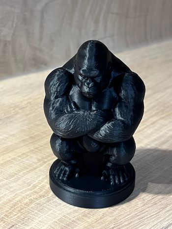 🦍 Figurine Gorille Noire – Objet déco original