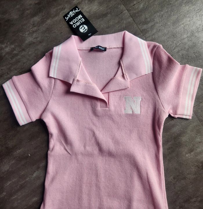 Robe rose et blanc - photo numéro 2