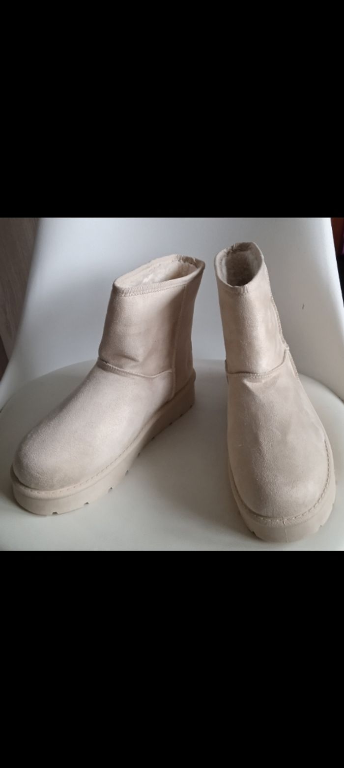 Belle bottines couleur crème - photo numéro 5