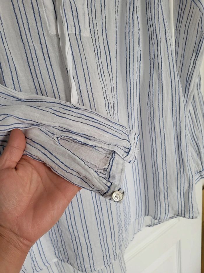 Blouse à rayures légère Bellerose taille S - photo numéro 4
