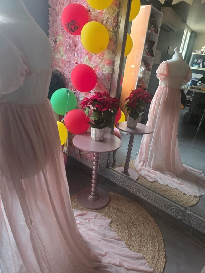 Robe pour shot photos grossesse rose neuf - photo numéro 9