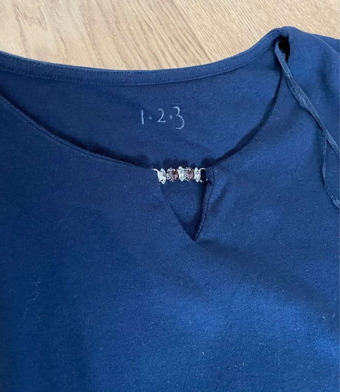 T-shirt coton 1.2.3 taille 36 - photo numéro 2