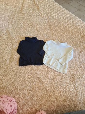 Lot de 2 sous pull mixte