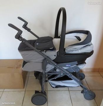 ensemble poussette trio chicco en excellant état